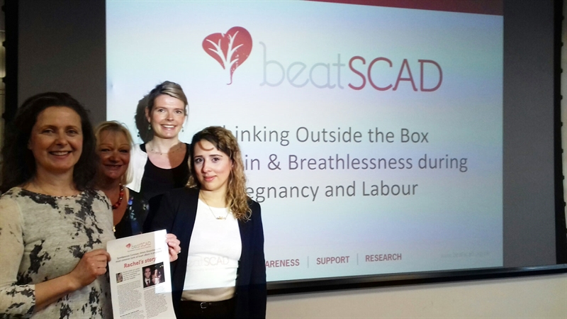 Beat SCAD raises awareness with midwife educators