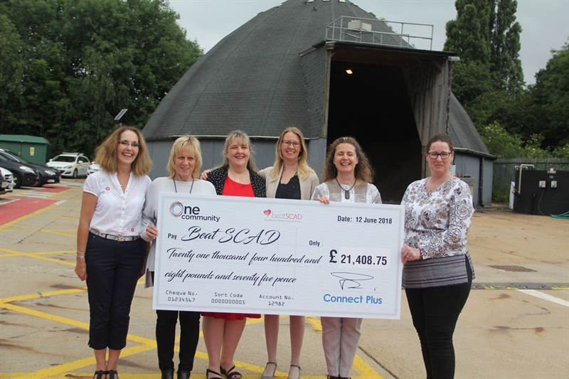 One Community cyclists raise more than £21K for Beat SCAD