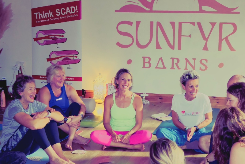 Yoga fundraising event