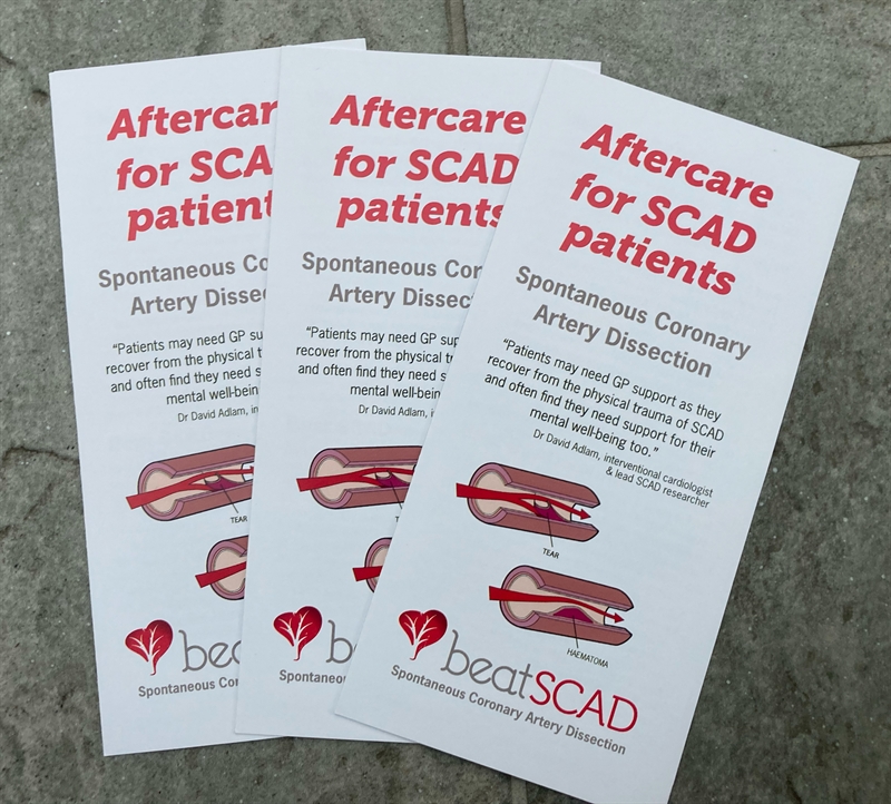 Aftercare for SCAD patients leaflets